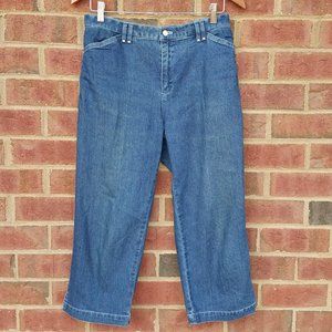 $5 SALE * Women's Size 6 Vintage 1980s Pappagallo capri cropped mom jeans